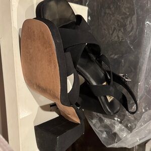 Black Strappy Platform Sandals